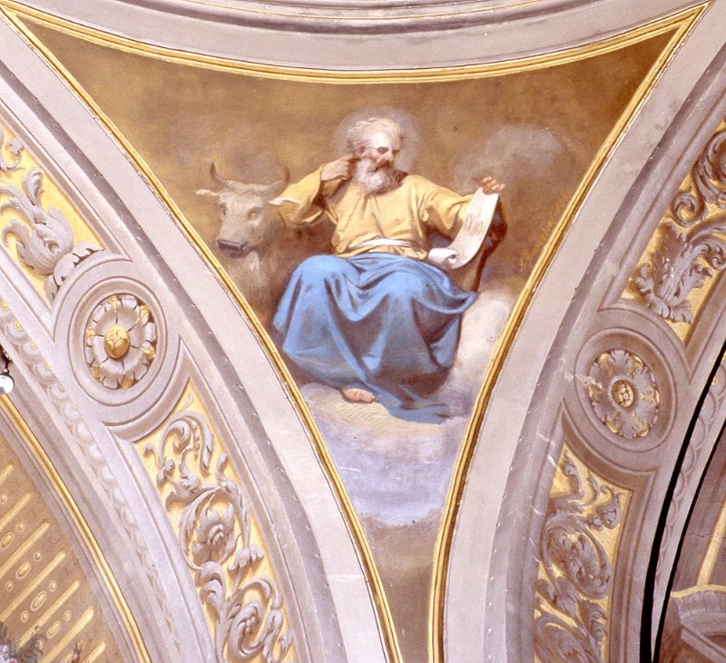Decorazione dipinta Quattro Evangelisti
